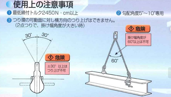 鷹牌SBT型螺旋式鋼板鉗注意事項(xiàng)